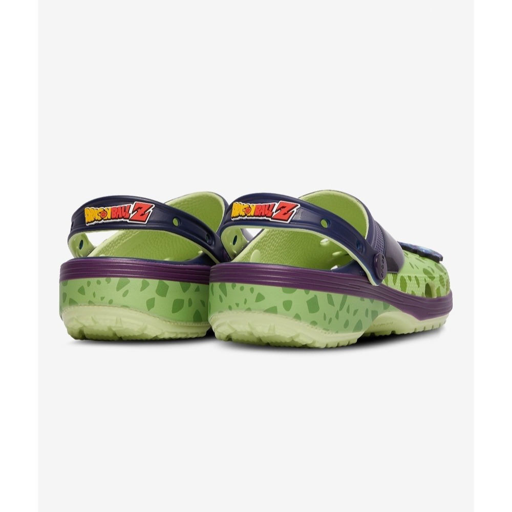 Crocs Dragon Ball Z Cell Classic Clog Jibbitz Green Unisex M8 W10 NIB - Picture 5 of 9